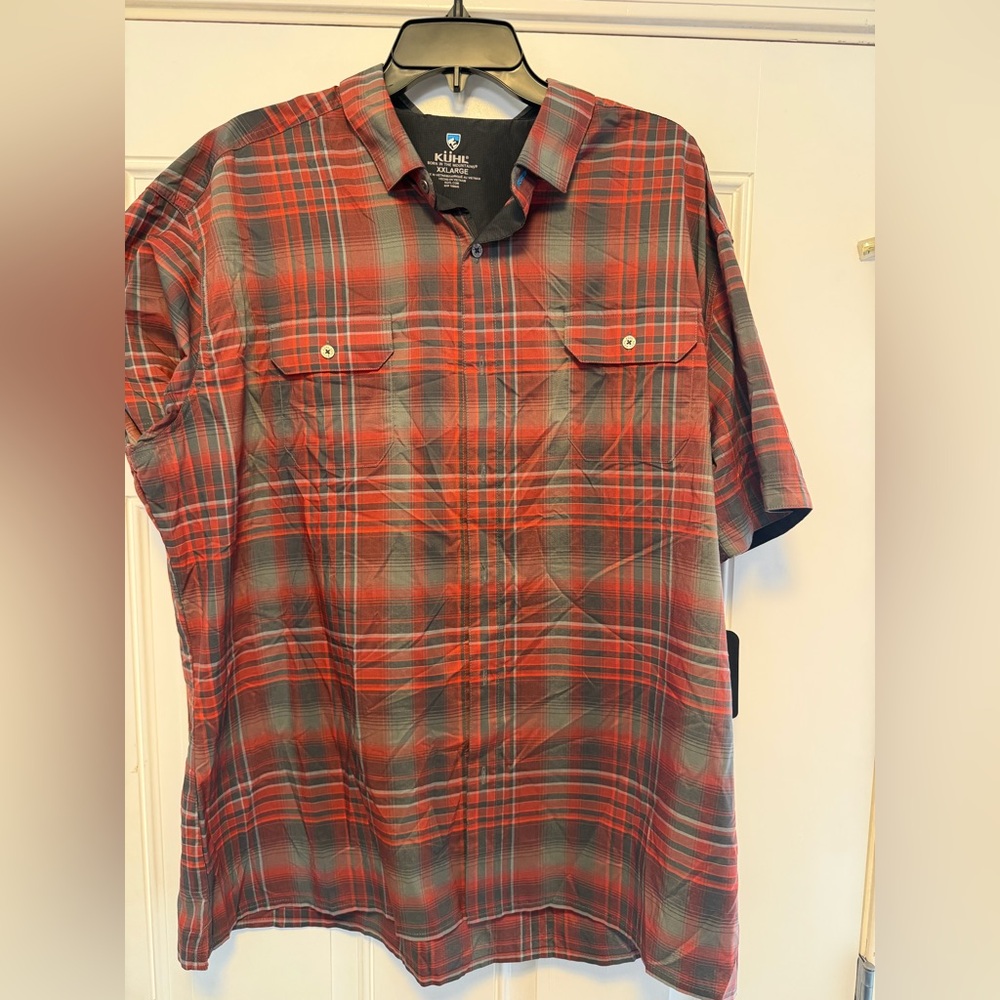 Kuhl men’s xxl s/s button down shirt- nwt